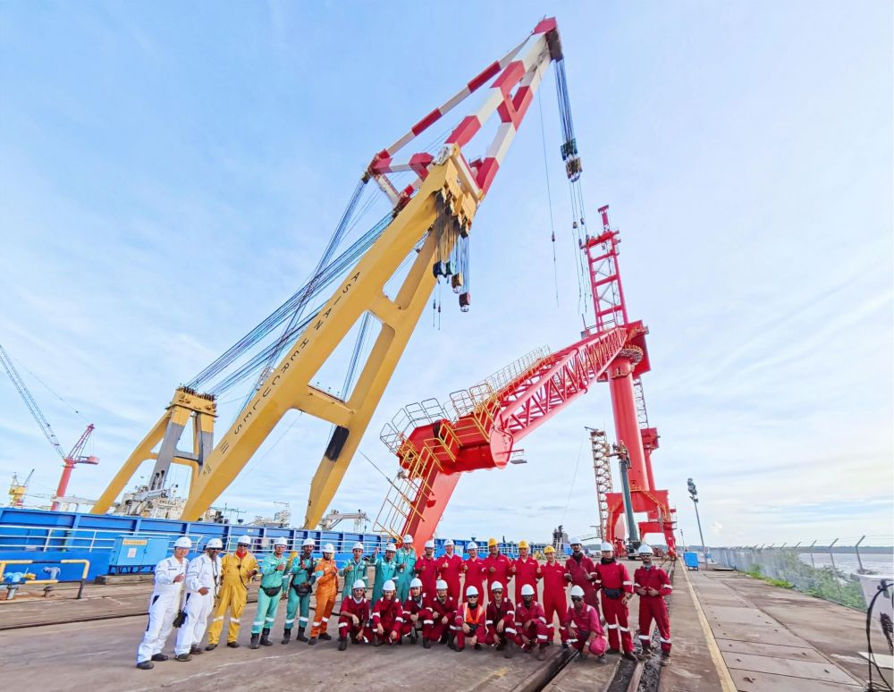 GENMA門座機(jī)順利交付海外客戶(圖1)