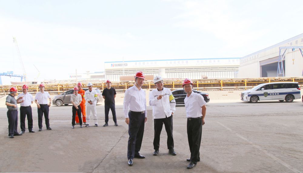 子公司潤(rùn)邦海洋SPP40平臺(tái)供應(yīng)船第二艘船N1054船順利吉水(圖1)