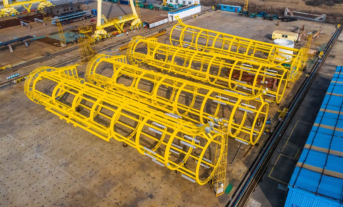 海上風電單樁基礎套籠